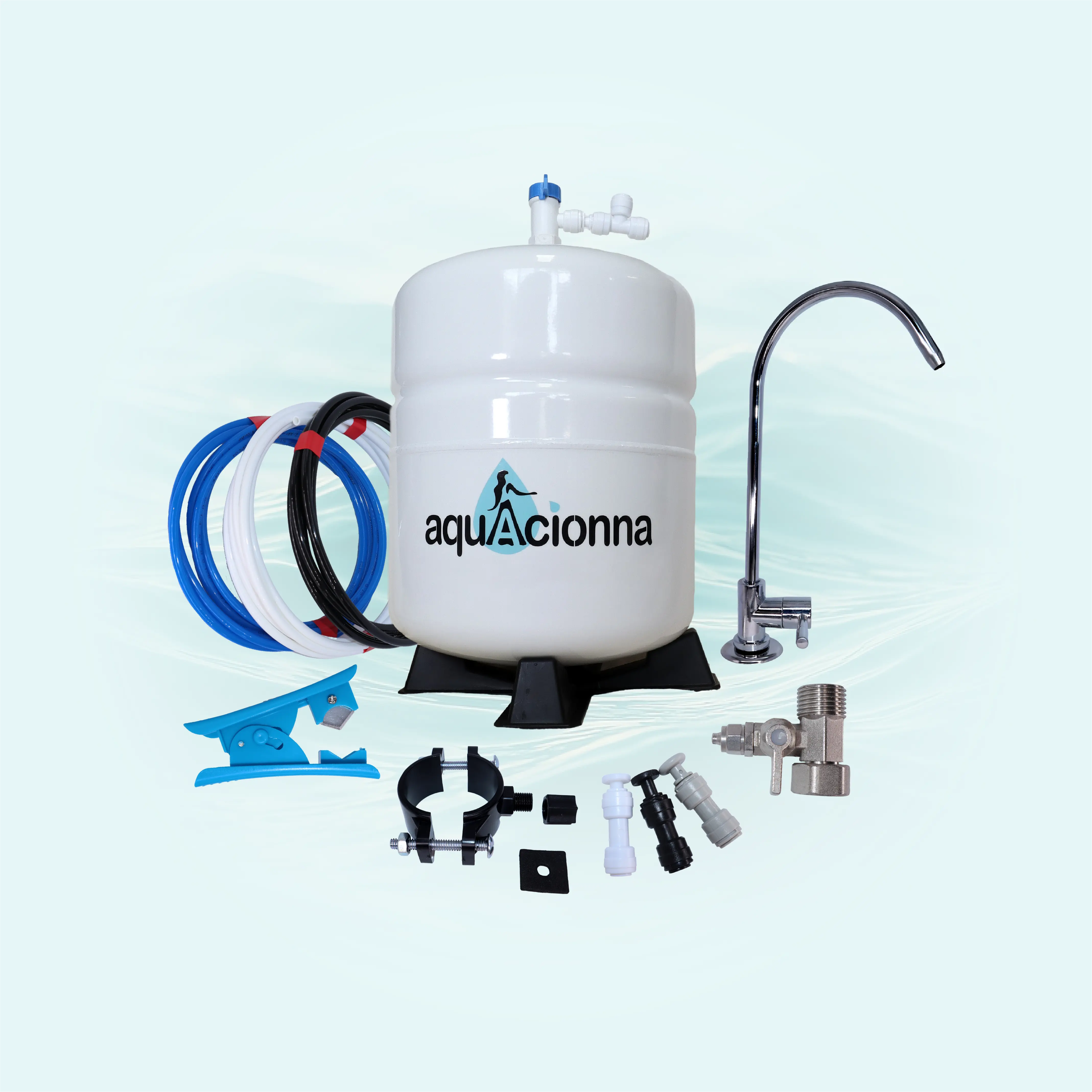 Extension AquaZen du purificateur d'eau AquAcionna avec cuve pressurisée et robinet