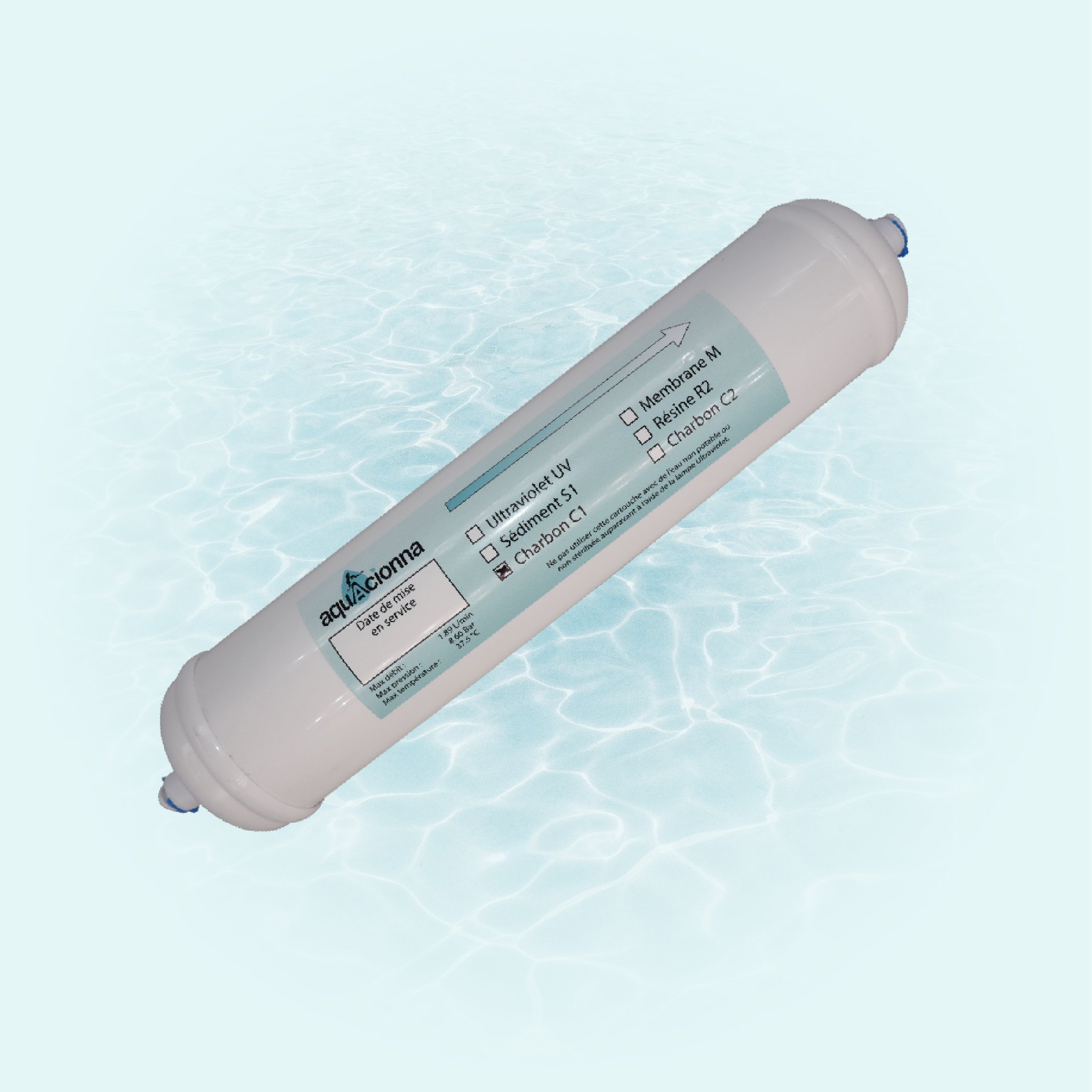 CHARBON C1 : Cartouche préfiltration